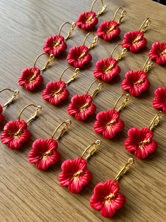 Mini Hibiscus hoops