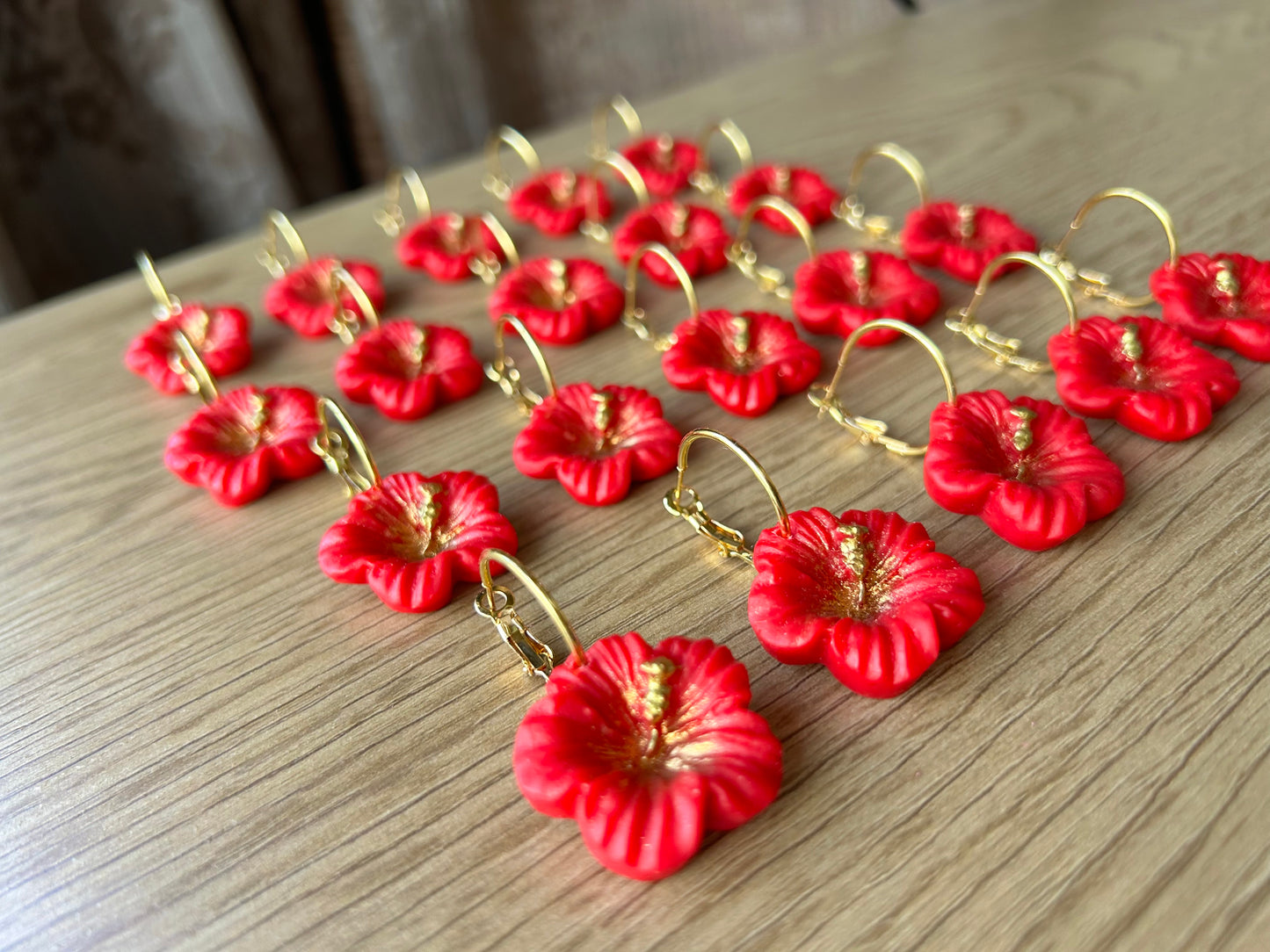 Mini Hibiscus hoops